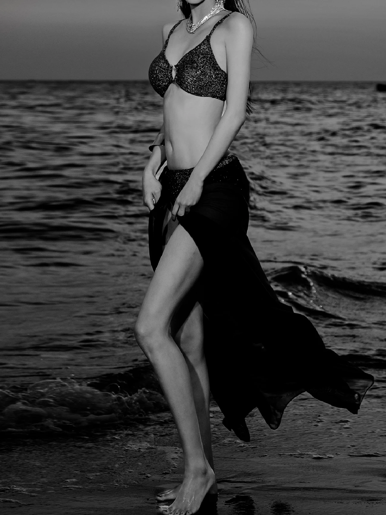 Sexy Sparkling Bikini Three Piece Set More Beautiful at Night Beach Thermal Spring Swimming Shawl V Neck High Elasticity Nylo...
Sexy Sparkling Bikini Three Piece Set More Beautiful at Night Beach Thermal Spring Swimming Shawl V Neck High Elasticity Nylo...