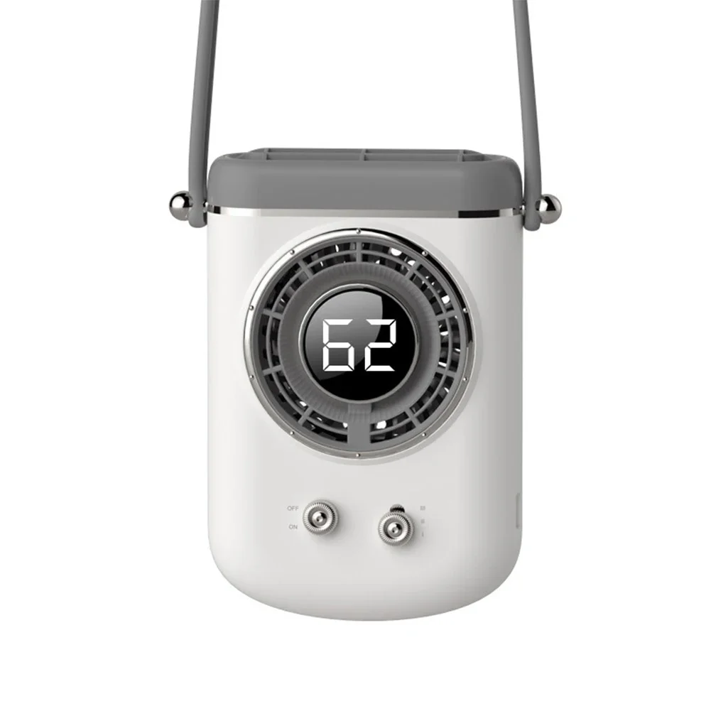 Portable Fans Wearable Waist And Neck FanThree Adjustable Wind Speeds! With LED Display For Outdoor Sports Traveling
Portable Fans Wearable Waist And Neck FanThree Adjustable Wind Speeds! With LED Display For Outdoor Sports Traveling