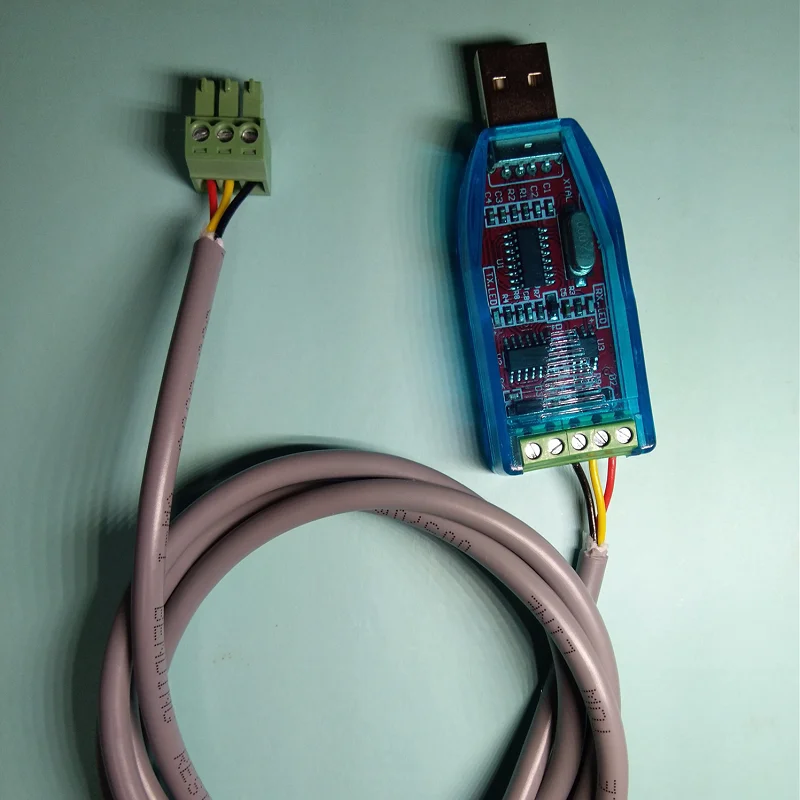 Конвертер USB в 485 с кабелем 1,5 метра поддерживает Android
Конвертер USB в 485 с кабелем 1,5 метра поддерживает Android