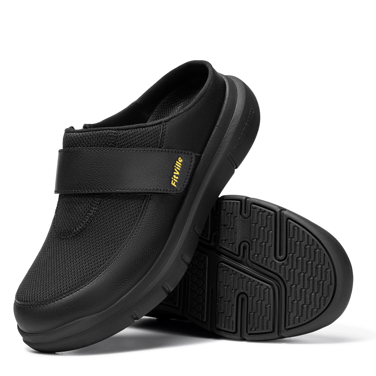 FitVille Wide Fit Men's Half Slippers Diabetic Shoes Adjustable Lightweight Walking Shoe For Swollen Feet Plantar Fasciitis
FitVille Wide Fit Men's Half Slippers Diabetic Shoes Adjustable Lightweight Walking Shoe For Swollen Feet Plantar Fasciitis