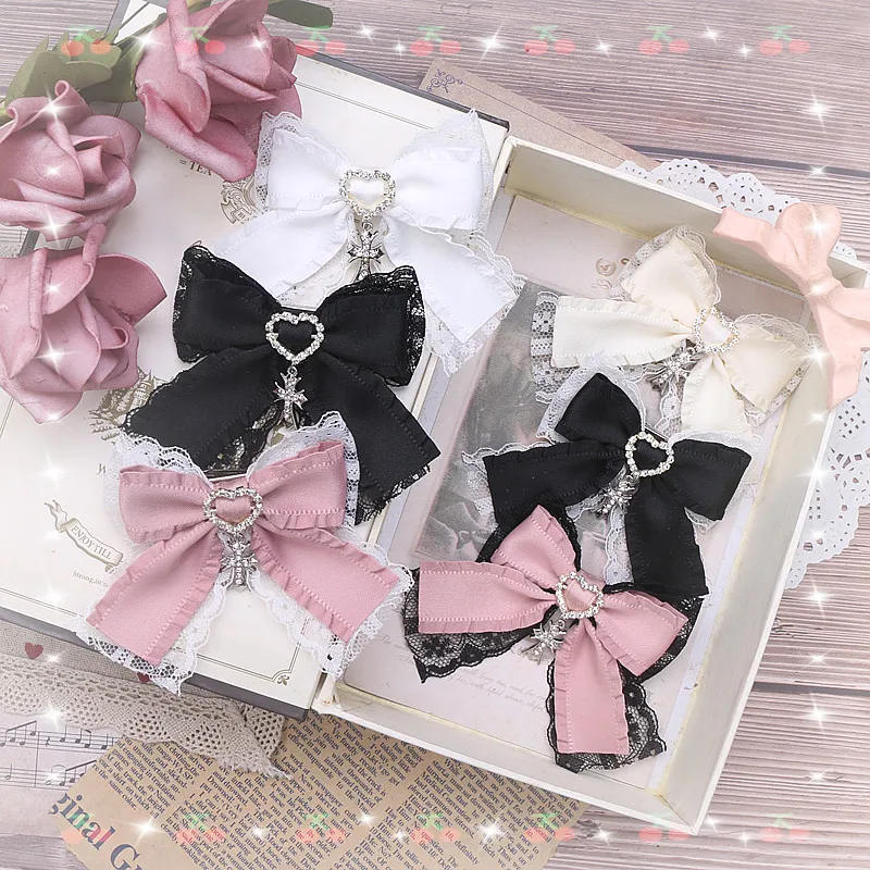 1 Pair Japanese Style Harajuku Sweet Hair Accessories Cute Mine Love Rhinestone Cross Pendant Hairpin Side Clip Y2K Girl
1 Pair Japanese Style Harajuku Sweet Hair Accessories Cute Mine Love Rhinestone Cross Pendant Hairpin Side Clip Y2K Girl