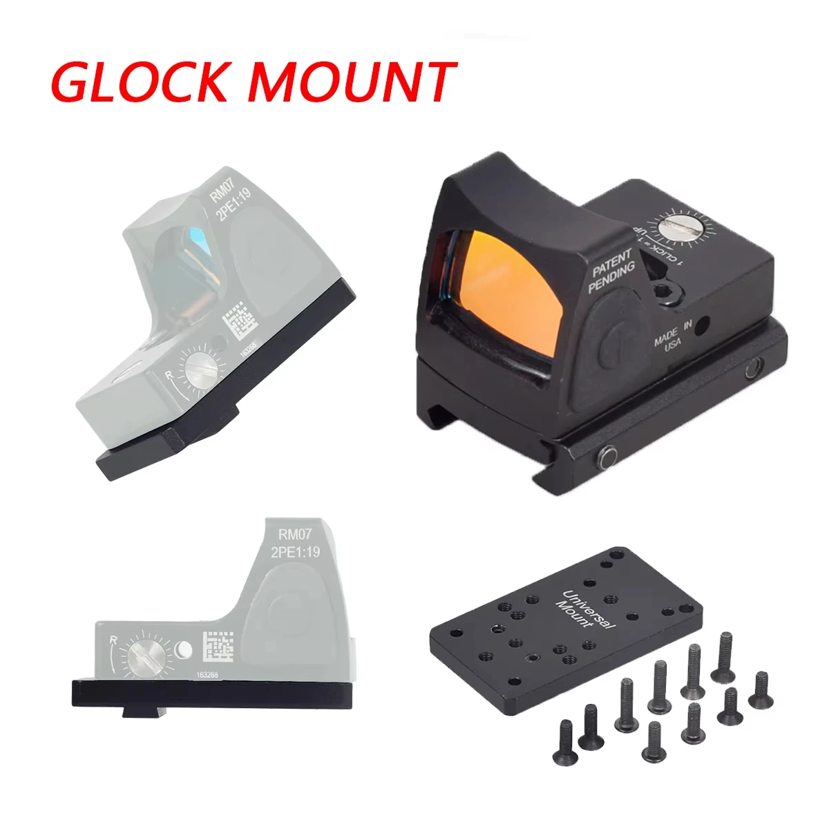 RM07 RM HD Metal Red Dot Sight Collimator Glock 17 19 Airsoft Hunting Pistol Scope AR15 M4 Optics Riflescope 20mm Rail Mount
RM07 RM HD Metal Red Dot Sight Collimator Glock 17 19 Airsoft Hunting Pistol Scope AR15 M4 Optics Riflescope 20mm Rail Mount