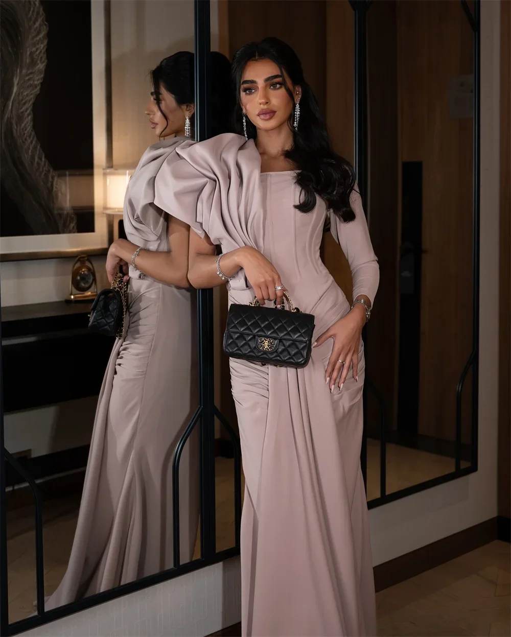 Customized Exquisite Elegant Jersey Pleat Ruched Straight One-shoulder Long Dresses Cocktail Dresses Sizes Available Matching Re
Customized Exquisite Elegant Jersey Pleat Ruched Straight One-shoulder Long Dresses Cocktail Dresses Sizes Available Matching Re