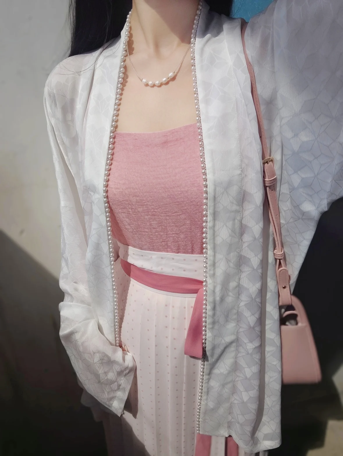 Summer Versatile Hanfu Top Guomengzi Ice Crystals Song Dynas Sle Button up Aircrt Sve ort irt for Women
Summer Versatile Hanfu Top Guomengzi Ice Crystals Song Dynas Sle Button up Aircrt Sve ort irt for Women