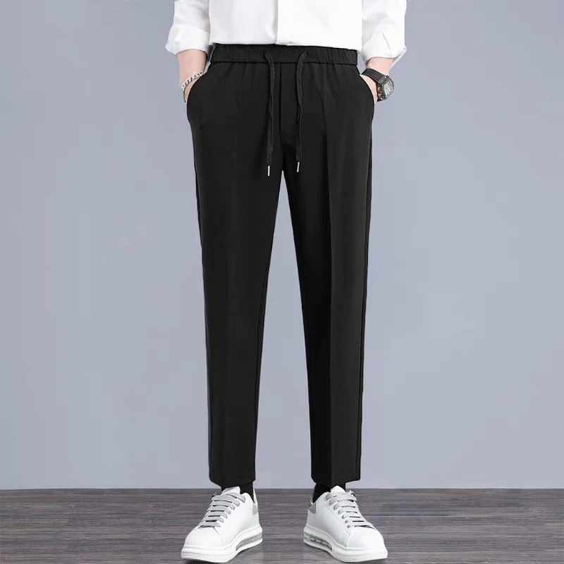 Men's Clothing Summer Casual Tie Waist Straight Fit Slim Stretch Comfortable No Iron Wrinkle Resistant High Quality Dress Pants
Men's Clothing Summer Casual Tie Waist Straight Fit Slim Stretch Comfortable No Iron Wrinkle Resistant High Quality Dress Pants