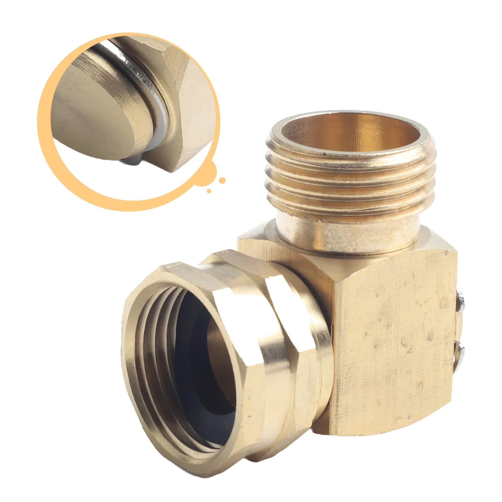 Solid Brass 90 Degree Swivel Elbow Hose Connector Easy to Use and Designed to Prevent Water Leakage in Gardens
Solid Brass 90 Degree Swivel Elbow Hose Connector Easy to Use and Designed to Prevent Water Leakage in Gardens