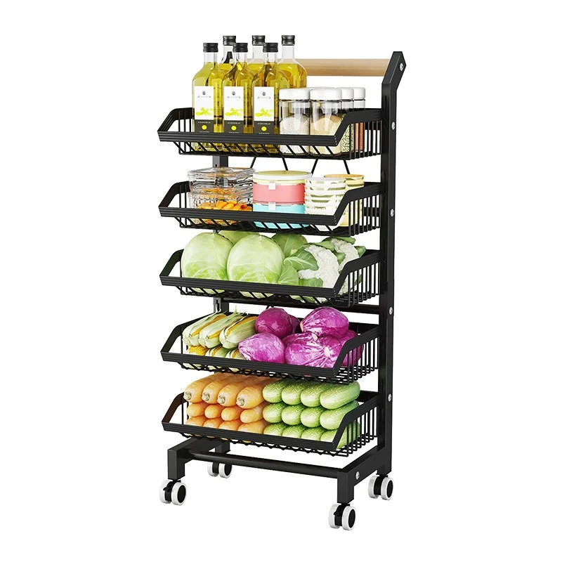 Snap-on trolley Cross-border kitchen trolley Floor-to-ceiling multi-layer shelf Fruit and vegetable floor storage rack
Snap-on trolley Cross-border kitchen trolley Floor-to-ceiling multi-layer shelf Fruit and vegetable floor storage rack