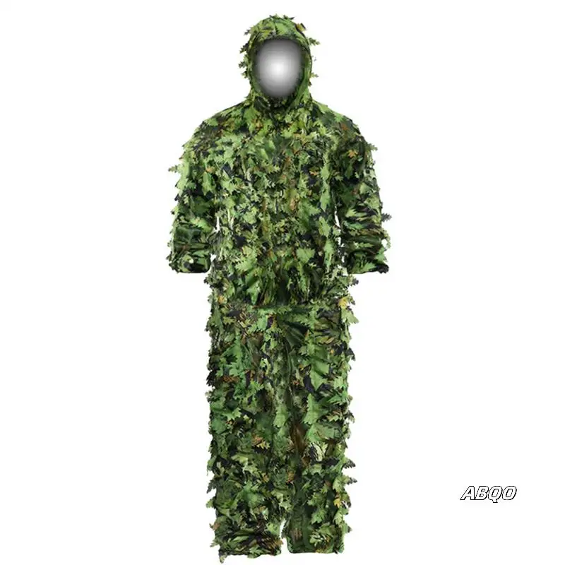 3X Sticky Flower Bionic Leaves Camouflage Suit Hunting Ghillie Suit Woodland Camouflage Universal Camo Set (B)
3X Sticky Flower Bionic Leaves Camouflage Suit Hunting Ghillie Suit Woodland Camouflage Universal Camo Set (B)