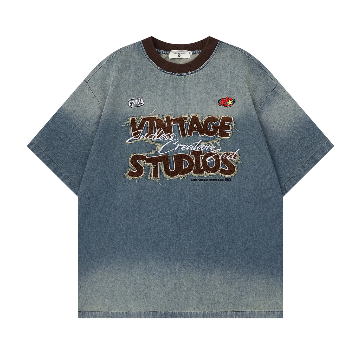 Men T-Shirt Hip Hop Streetwear Retro Vintage Embroidery Graffiti Denim T Shirt Summer Short Sleeve Tshirt Harajuku Graphic Tees
Men T-Shirt Hip Hop Streetwear Retro Vintage Embroidery Graffiti Denim T Shirt Summer Short Sleeve Tshirt Harajuku Graphic Tees