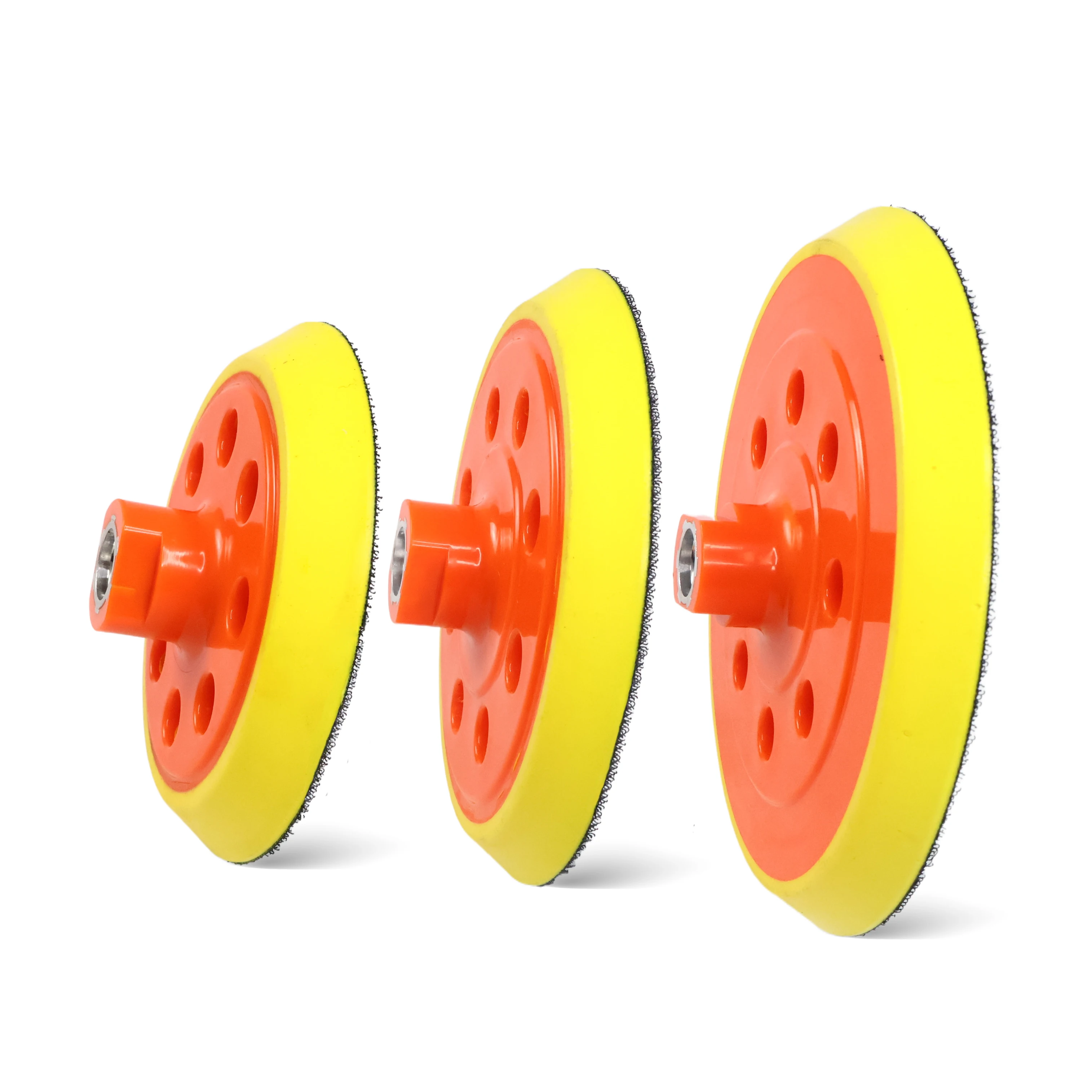 1Pc 5/6/7 Inch Rubber Backing Plate M14 Sanding Pad Backer 125/150/180mm Plastic Backer Pads For Grinder Machine and Polish Pad
1Pc 5/6/7 Inch Rubber Backing Plate M14 Sanding Pad Backer 125/150/180mm Plastic Backer Pads For Grinder Machine and Polish Pad