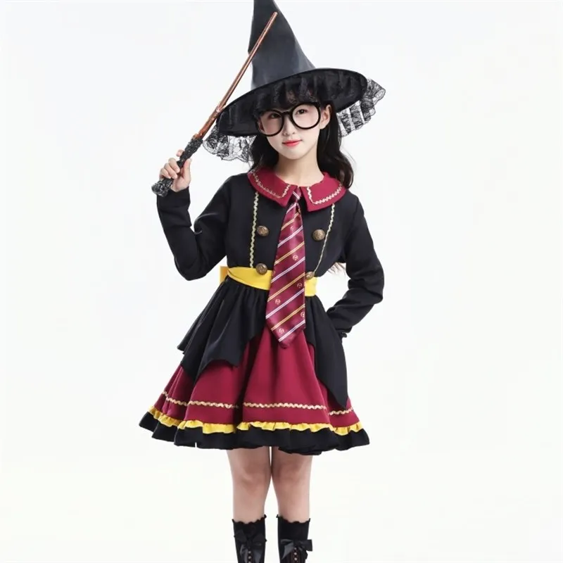 Cosplay Witch Princess Dress Adult Children's Halloween Cloak College Style Magic Princess Skirt Women's Costume
Cosplay Witch Princess Dress Adult Children's Halloween Cloak College Style Magic Princess Skirt Women's Costume