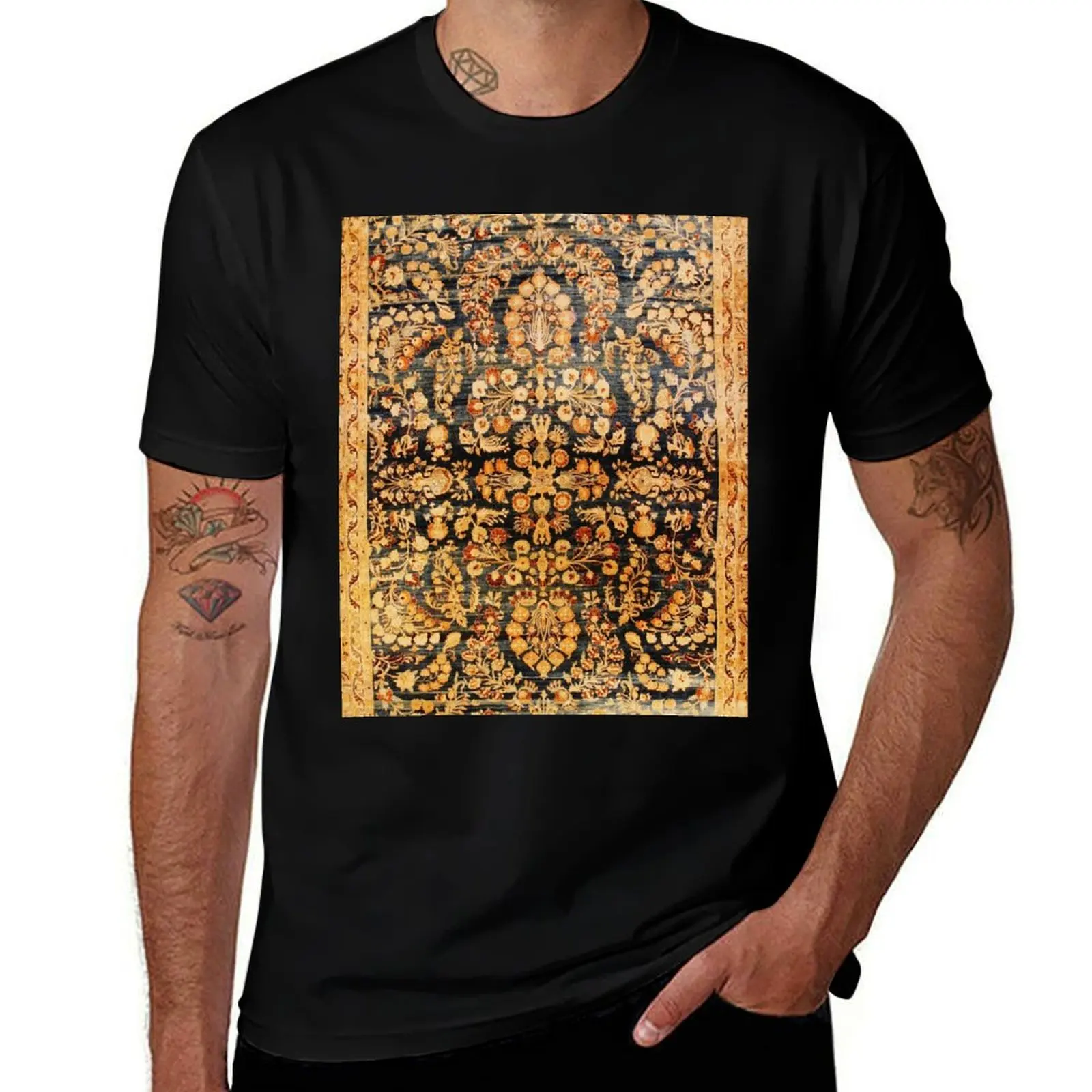 Antique Persian Khorassan Rug T-Shirt t shirts with prints man t shirts for men casual essential t shirt T-Shirt
Antique Persian Khorassan Rug T-Shirt t shirts with prints man t shirts for men casual essential t shirt T-Shirt