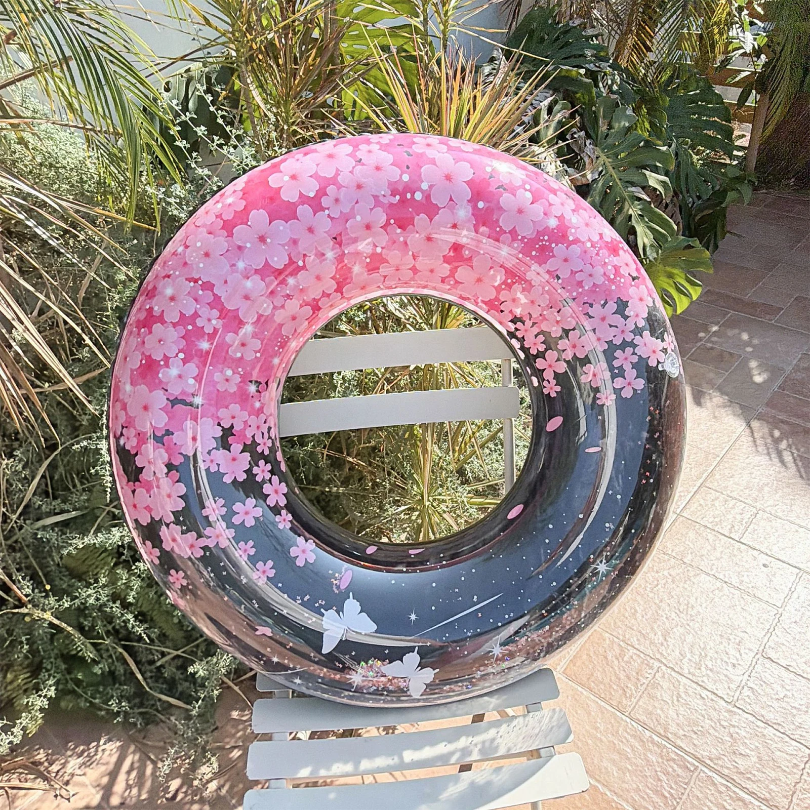 Cherry Blossom Inflatable Pool Float Swimming Ring Round Intertubes Pool Floating Tubes for Summer Beach Preppy Party Supplies
Cherry Blossom Inflatable Pool Float Swimming Ring Round Intertubes Pool Floating Tubes for Summer Beach Preppy Party Supplies