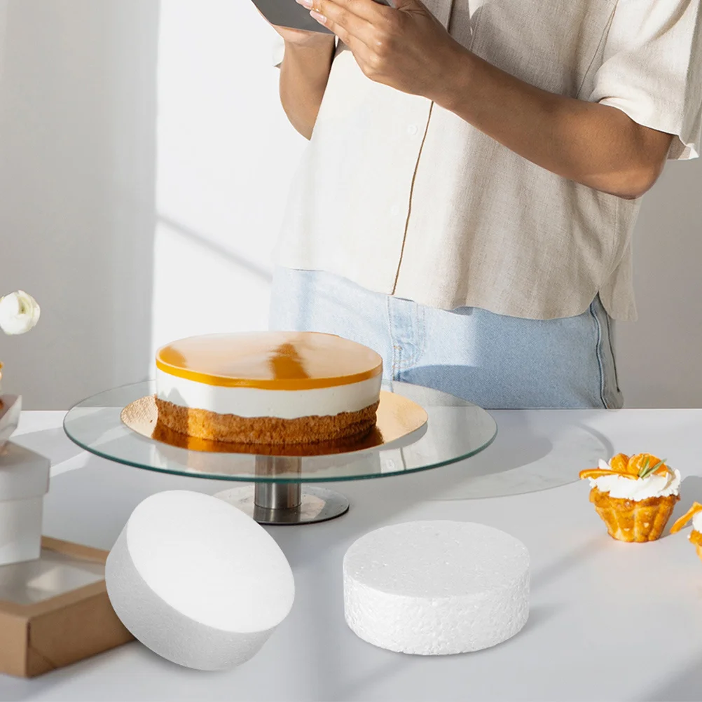 4pcs Round Foam Cake Dummy White Unfinished Craft Base For Faux Wedding Cakes Bakery Display Practice Cake Props Diy Projects
4pcs Round Foam Cake Dummy White Unfinished Craft Base For Faux Wedding Cakes Bakery Display Practice Cake Props Diy Projects