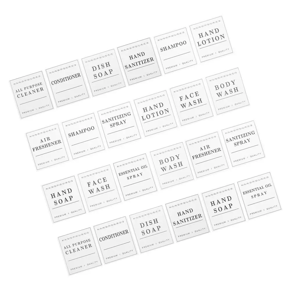 2Sets Waterproof Bathroom Bottle Labels Oil Resistant Minimalist Black White Stickers for Soap Dispenser Shampoo Conditioner
2Sets Waterproof Bathroom Bottle Labels Oil Resistant Minimalist Black White Stickers for Soap Dispenser Shampoo Conditioner