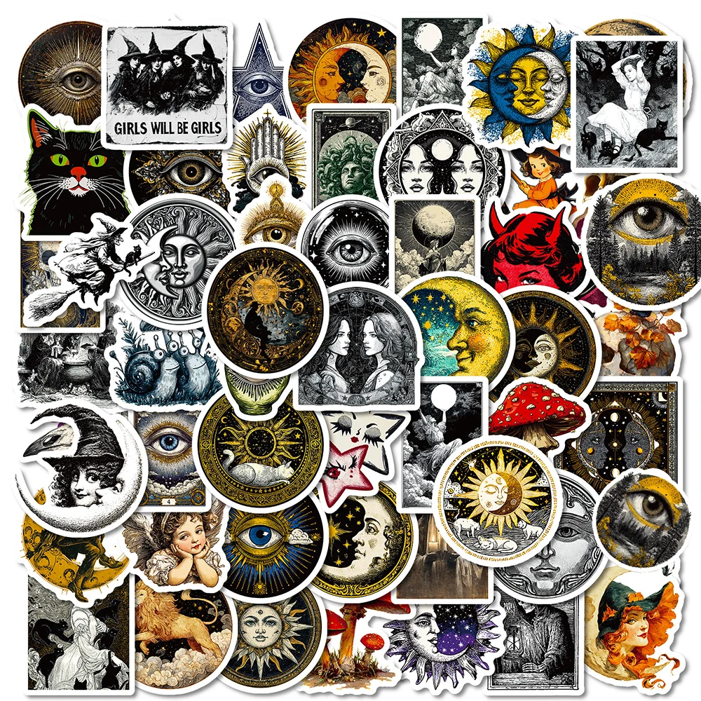 10/30/50pcs Dark Universe Moon Sun Stickers Gothic Graffiti Skateboard Phone Case Laptop Retro Decoration Decals Toys
10/30/50pcs Dark Universe Moon Sun Stickers Gothic Graffiti Skateboard Phone Case Laptop Retro Decoration Decals Toys