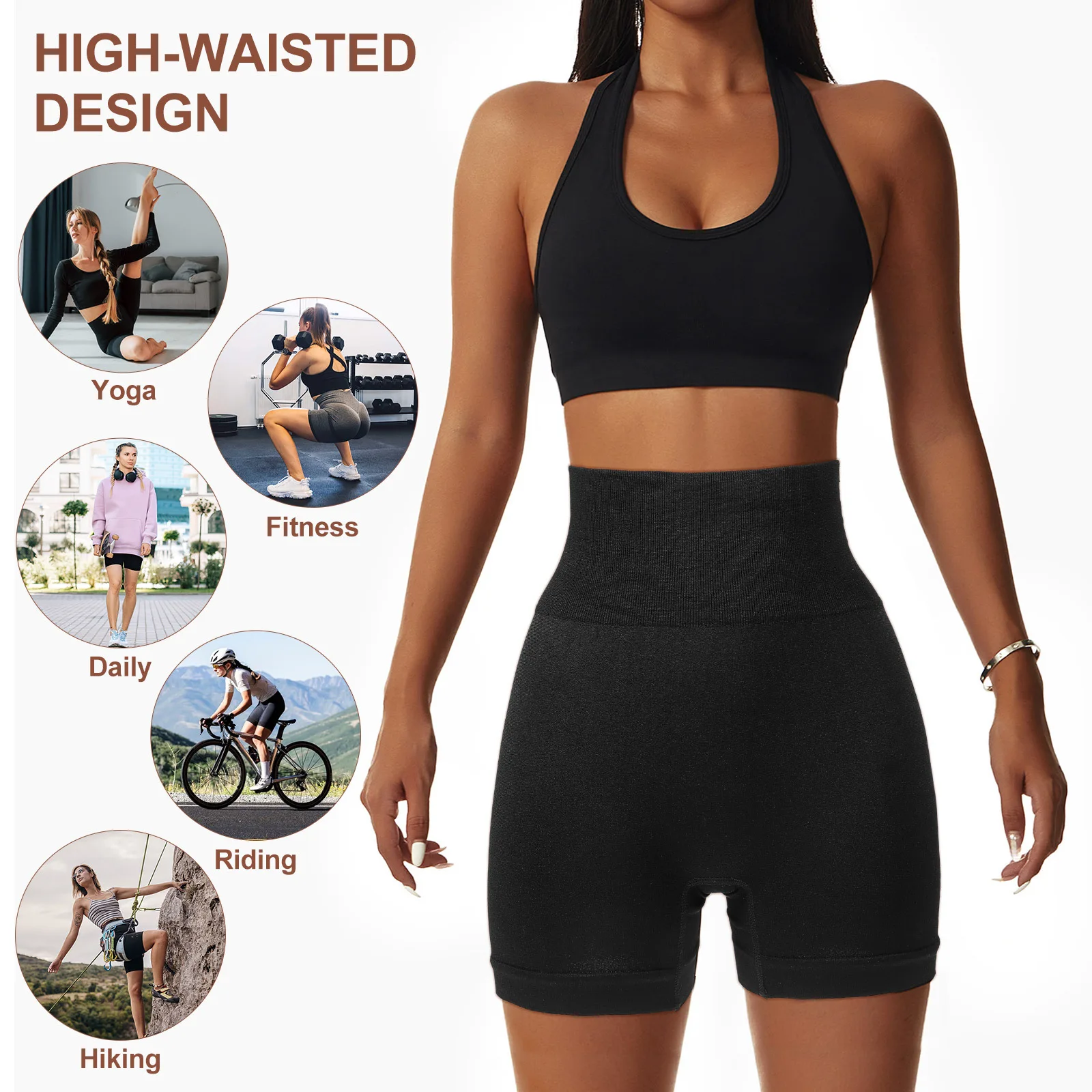 2Pairs Yoga Shorts Women High Waisted Stretch Breathable Workout Gym Fitness Athletic Running Leggings S Shorts
2Pairs Yoga Shorts Women High Waisted Stretch Breathable Workout Gym Fitness Athletic Running Leggings S Shorts