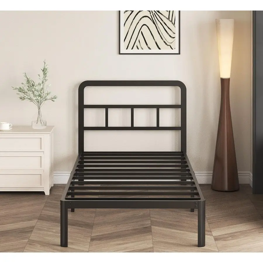 12 Inch Twin XL Bed Frame with Headboard, Heavy Duty Metal XL Twin Platform Bed Frame with Rounded Corner Legs, No Box Spring N
12 Inch Twin XL Bed Frame with Headboard, Heavy Duty Metal XL Twin Platform Bed Frame with Rounded Corner Legs, No Box Spring N