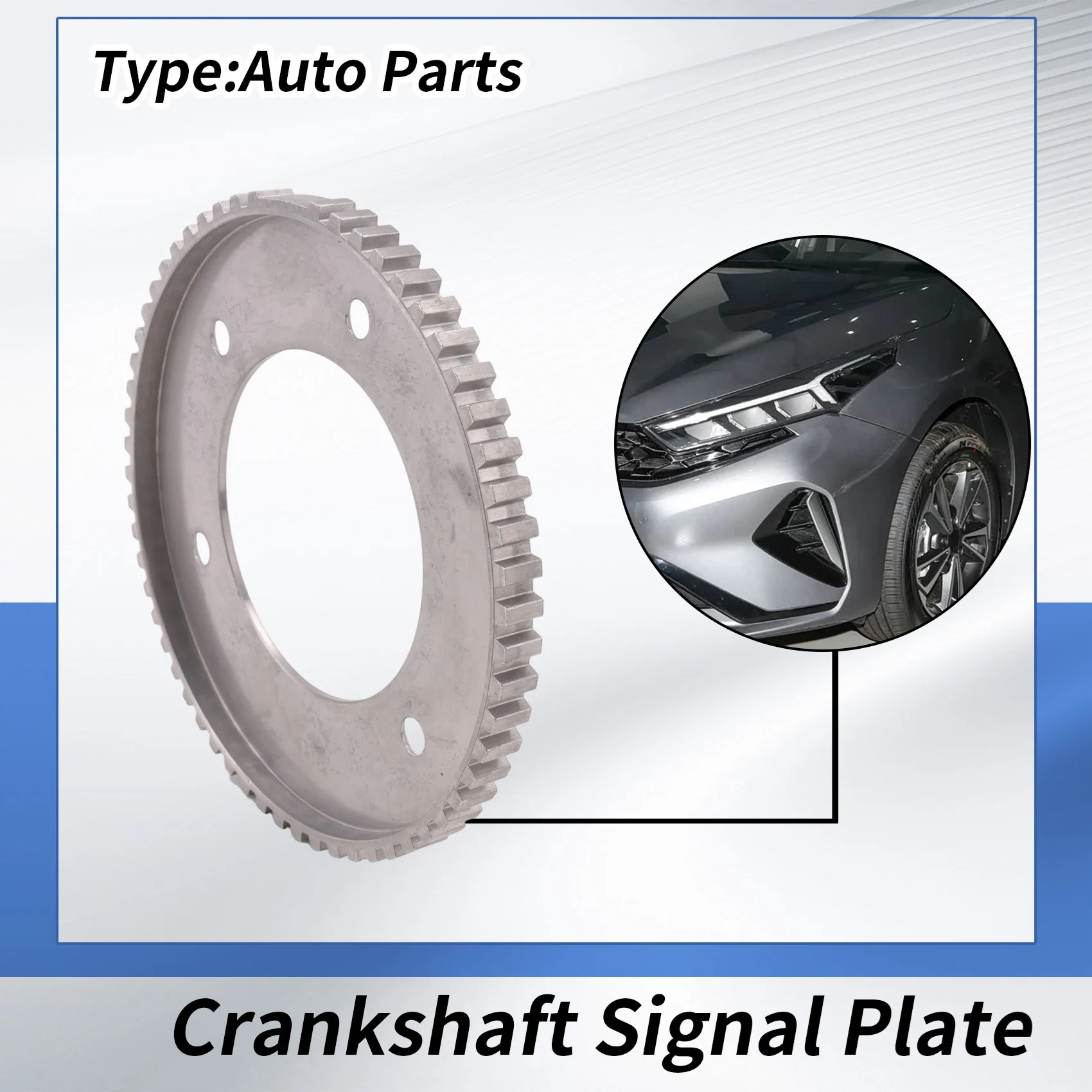 Crankshaft Position Sensor Wheel Crankshaft Signal Plate 231412B000 23141-2B000 For Hyundai Kia G4FC G4FA G4FG G4FD
Crankshaft Position Sensor Wheel Crankshaft Signal Plate 231412B000 23141-2B000 For Hyundai Kia G4FC G4FA G4FG G4FD