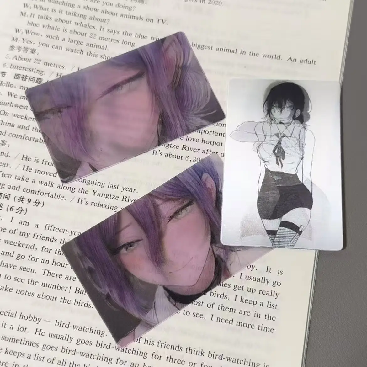 Anime Chainsaw Man The Movie Reze Creative Face Change Raster Card Cartoon Peripheral Party Props DIY Small Gift
Anime Chainsaw Man The Movie Reze Creative Face Change Raster Card Cartoon Peripheral Party Props DIY Small Gift