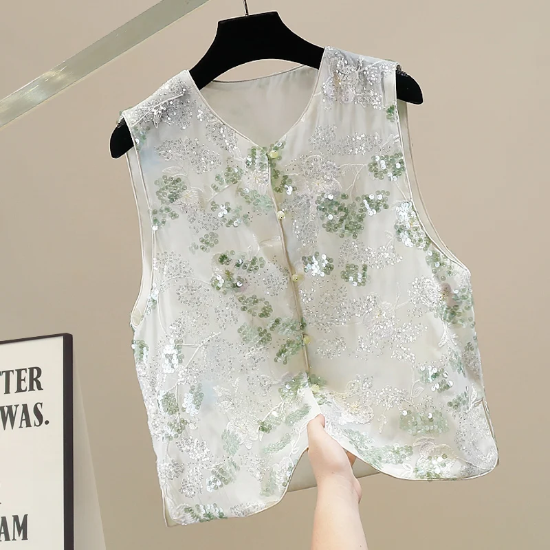 Модный жилет с тяжелой вышивкой, декоративный, круглый вырез, свободный крой, универсальный, трендовый, для повседневной носки, с цветочным узором...
Модный жилет с тяжелой вышивкой, декоративный, круглый вырез, свободный крой, универсальный, трендовый, для повседневной носки, с цветочным узором...