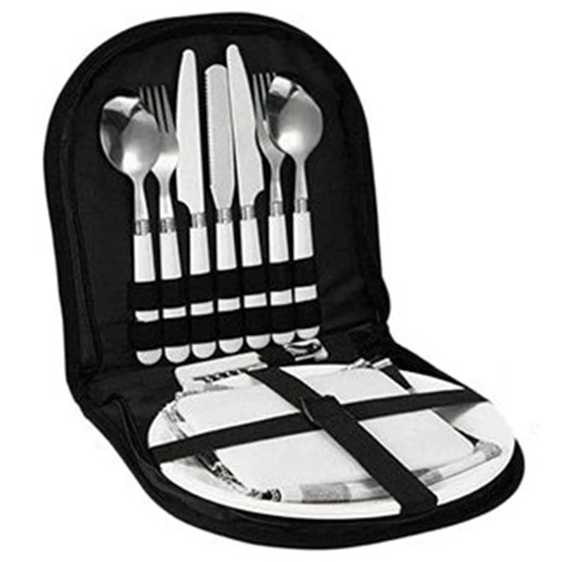 Camping Tableware Set Portable Fork Spoon Plate And Tableware For Hiking Camping Travel For 1-2 People
Camping Tableware Set Portable Fork Spoon Plate And Tableware For Hiking Camping Travel For 1-2 People