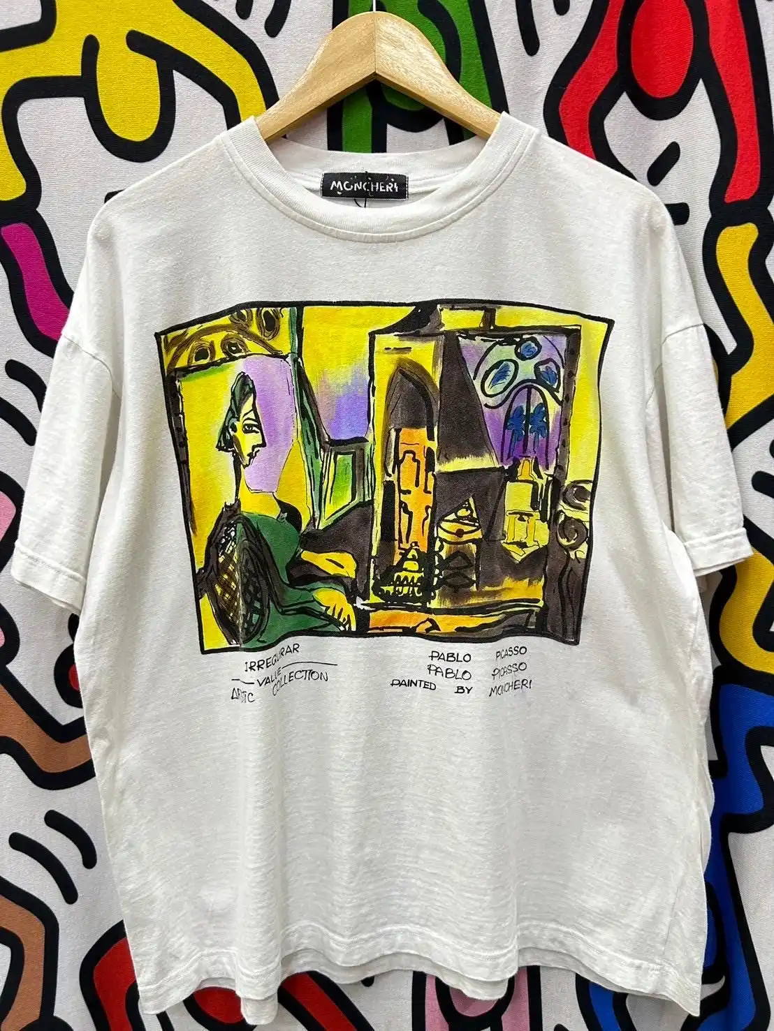 Vintage 90s Pablo Picasso Art Monchery T Shirt size XL
Vintage 90s Pablo Picasso Art Monchery T Shirt size XL