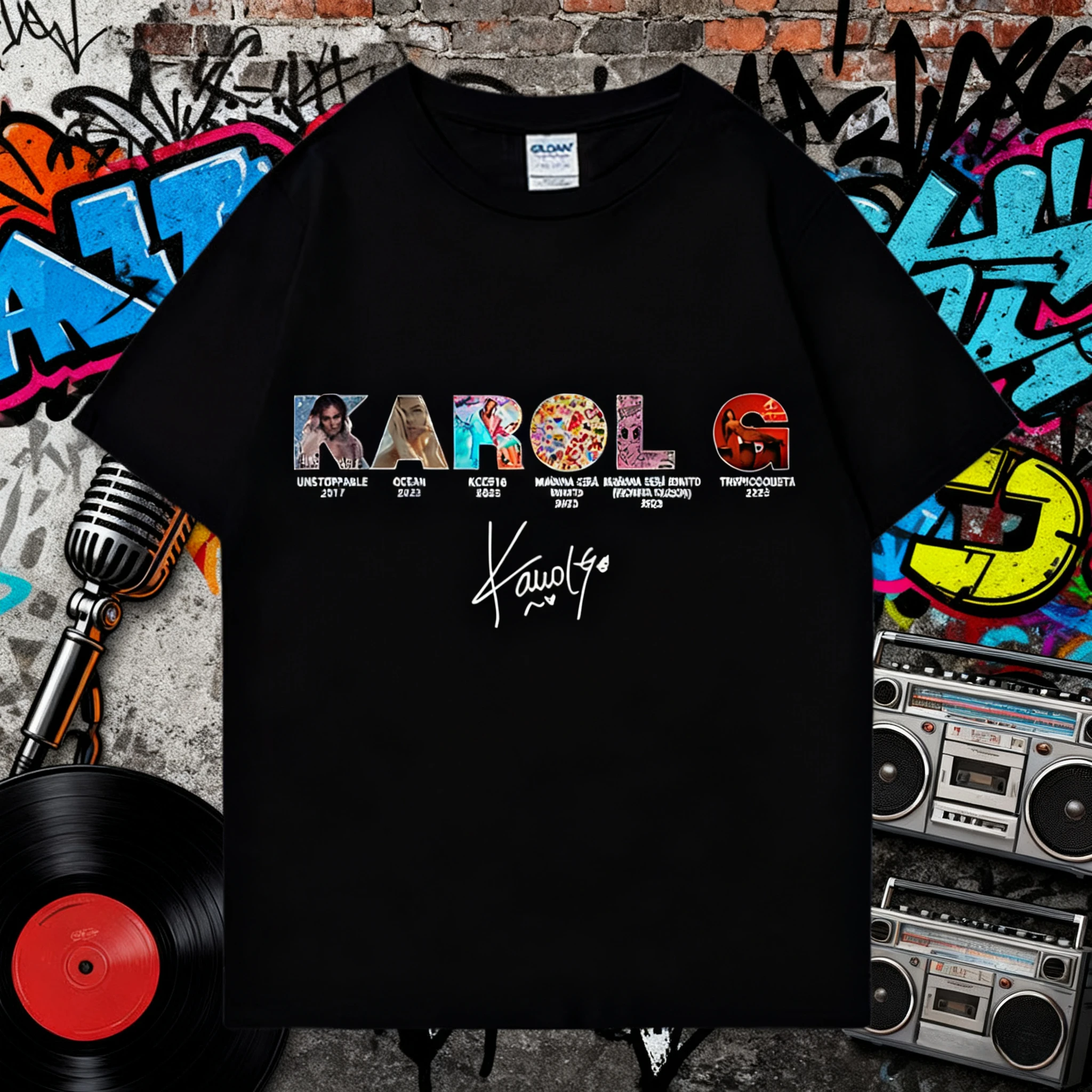 2025 Summer Cairol G Tropicoqueta Photo Album Men's 100% Cotton Printed T-shirt Fashion Oversized Short Sleeve Casual Y2k.
2025 Summer Cairol G Tropicoqueta Photo Album Men's 100% Cotton Printed T-shirt Fashion Oversized Short Sleeve Casual Y2k.