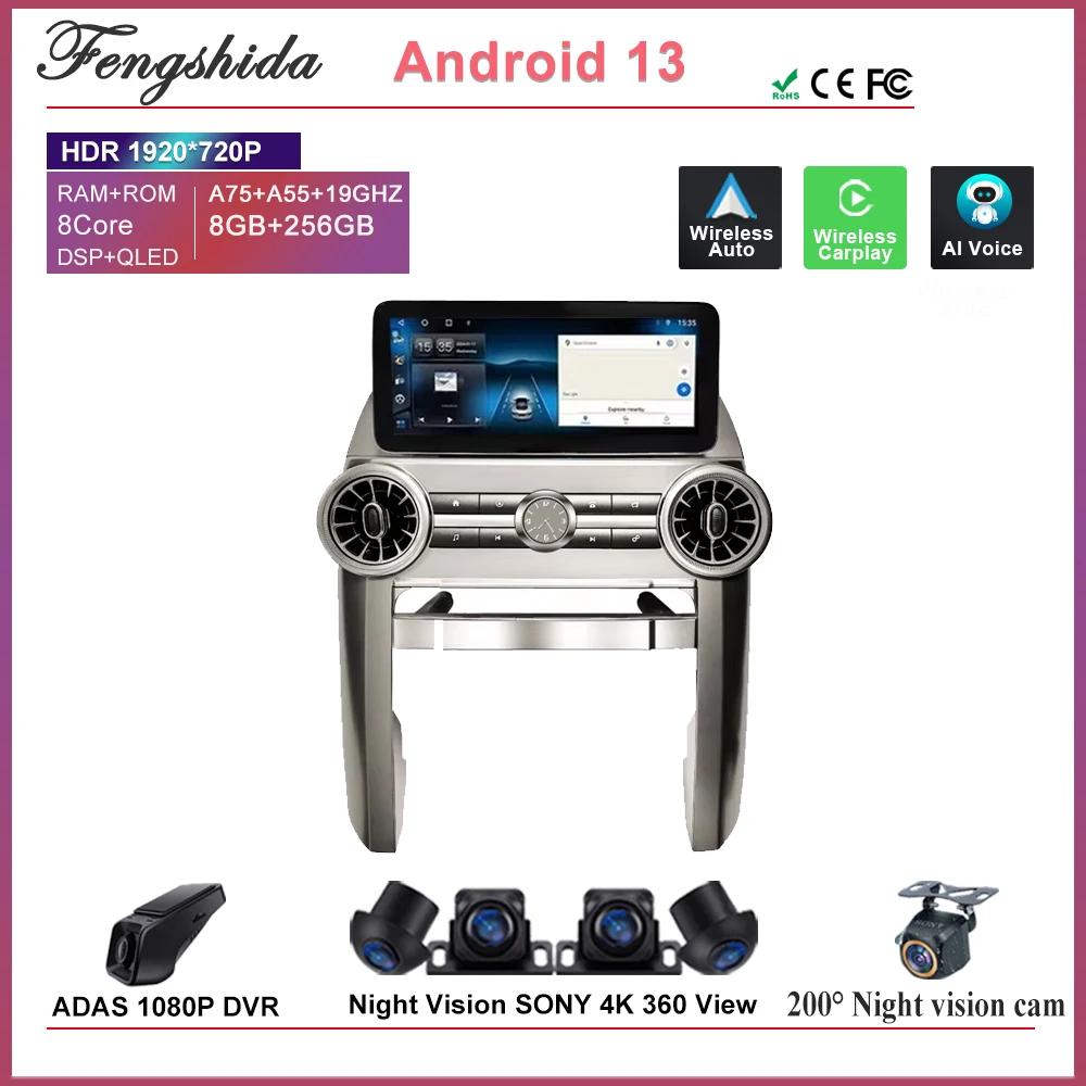 Автомобильный радиоприемник 12,3 дюйма Android 14 для Land Rover Discovery 3 2004 - 2009 Carplay мультимедийный Головной блок Автомобильный плеер Навигация DVD GPS
Автомобильный радиоприемник 12,3 дюйма Android 14 для Land Rover Discovery 3 2004 - 2009 Carplay мультимедийный Головной блок Автомобильный плеер Навигация DVD GPS