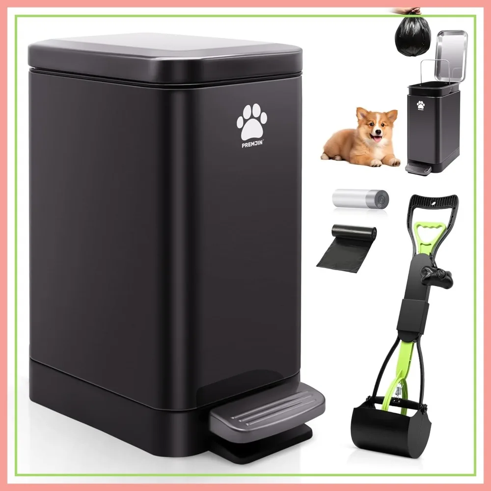 12L/3.2Gal Metal Outdoor Dog Poop Trash Can with Scooper, for Small to Large Dogs
12L/3.2Gal Metal Outdoor Dog Poop Trash Can with Scooper, for Small to Large Dogs