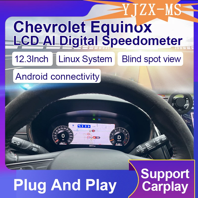 Цифровая приборная панель KD для Chevrolet Equinox 2017-2023, 12.3-дюймовый ЖК-дисплей с CarPlay, Android Auto и GPS
Цифровая приборная панель KD для Chevrolet Equinox 2017-2023, 12.3-дюймовый ЖК-дисплей с CarPlay, Android Auto и GPS