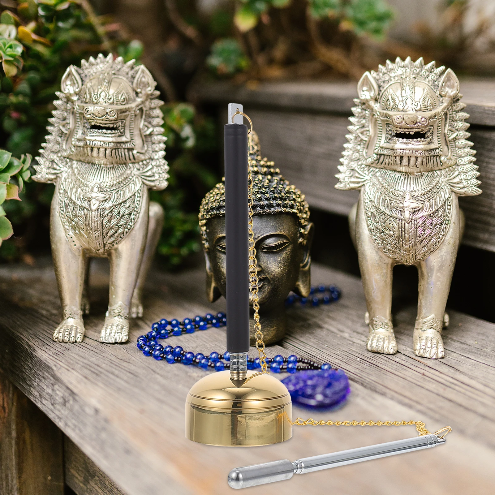 1Pcs Temple Chime Premium Buddhist Ritual Utensil Smooth Surface Easy to Use for Meditation Yoga Room Decoration Healing Music
1Pcs Temple Chime Premium Buddhist Ritual Utensil Smooth Surface Easy to Use for Meditation Yoga Room Decoration Healing Music