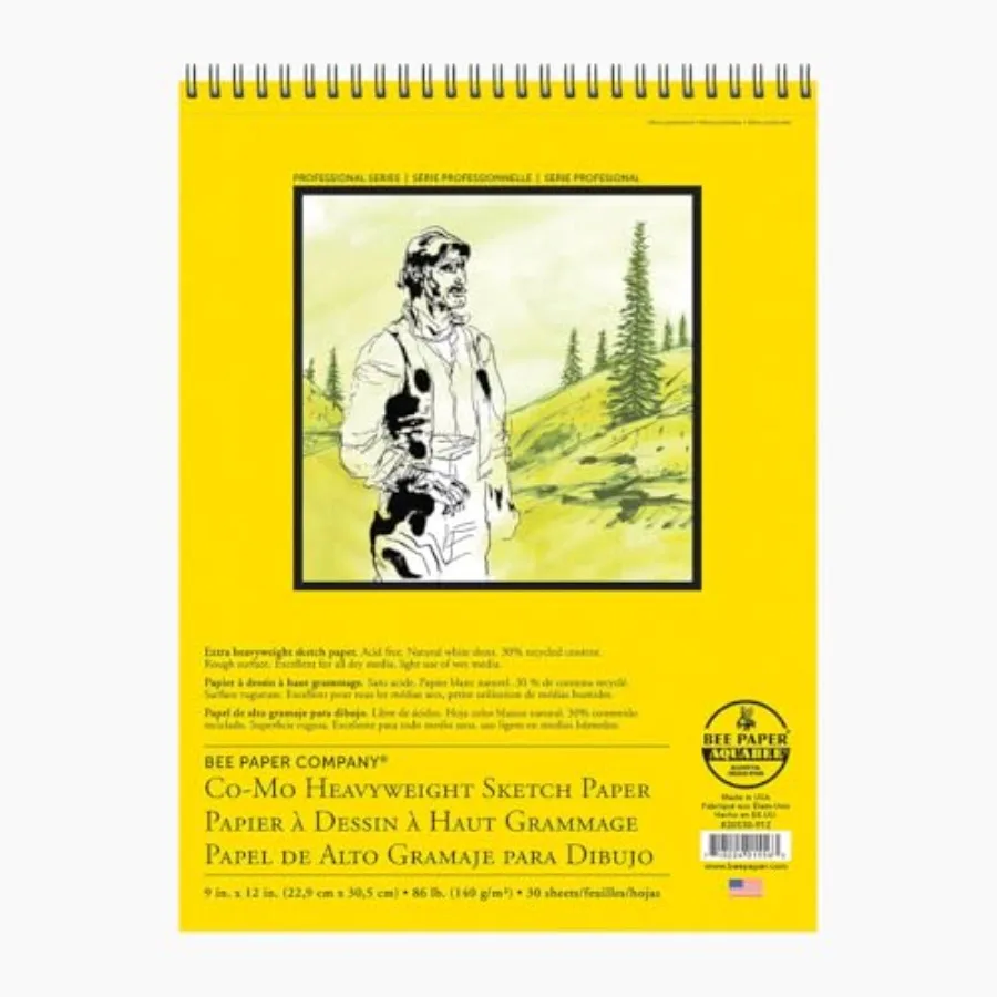 Bee Paper Co-Mo Sketch Pad, 5" x 7"
Bee Paper Co-Mo Sketch Pad, 5" x 7"