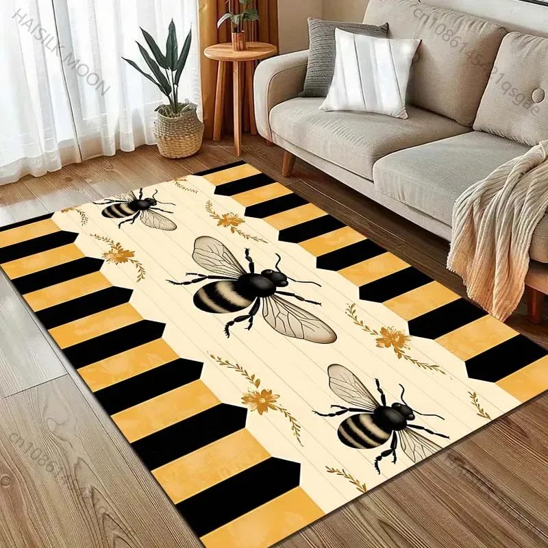 JSL361PC Bee Yellow and Black Print Carpet for Living Room Bedroom Bedside Sofa Table Floor Mat Large Size Home Area Rug Dec9Ok%
JSL361PC Bee Yellow and Black Print Carpet for Living Room Bedroom Bedside Sofa Table Floor Mat Large Size Home Area Rug Dec9Ok%