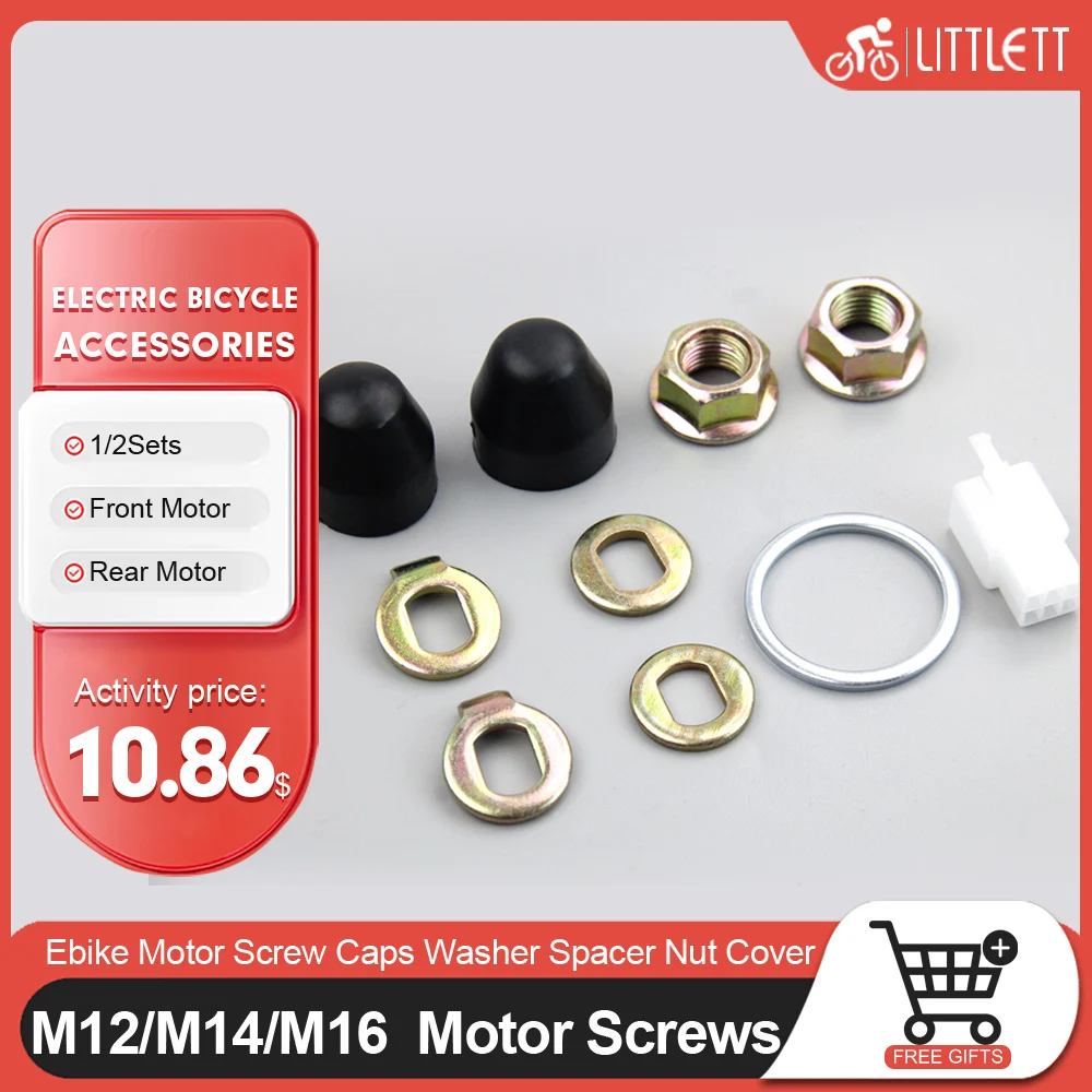 12/14/16mm Ebike Hub Motor Axle/Lock Nut Washer Spacer Cover Screw Caps Replaceable Electric Bike Cycling Parts For 250W-8000W
12/14/16mm Ebike Hub Motor Axle/Lock Nut Washer Spacer Cover Screw Caps Replaceable Electric Bike Cycling Parts For 250W-8000W