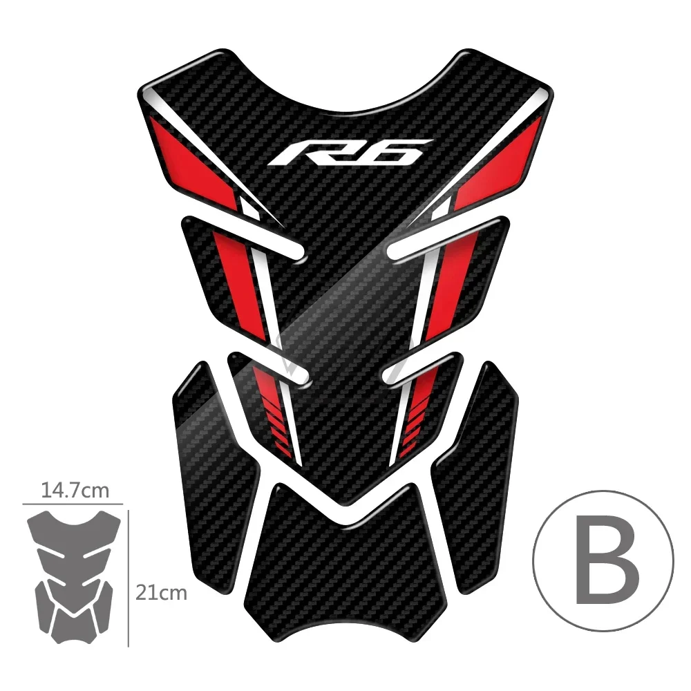 For Yamaha YZF-R6 R6 All Year 3D Carbon-look Motorcycle Tank Pad Protector Sticker
For Yamaha YZF-R6 R6 All Year 3D Carbon-look Motorcycle Tank Pad Protector Sticker