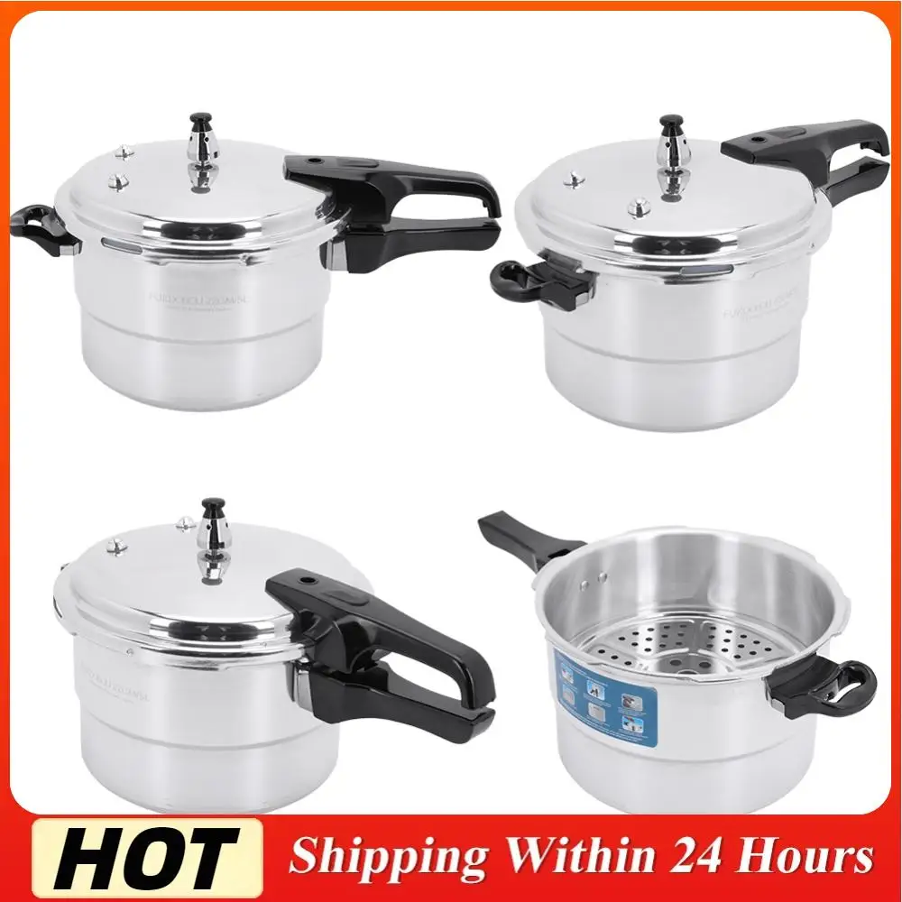 Aluminum Pressure Cooker with Steamed Layer Pressure Cooker Household Stovetop Pressure Canner for Gas Stove Induction Cooker
Aluminum Pressure Cooker with Steamed Layer Pressure Cooker Household Stovetop Pressure Canner for Gas Stove Induction Cooker