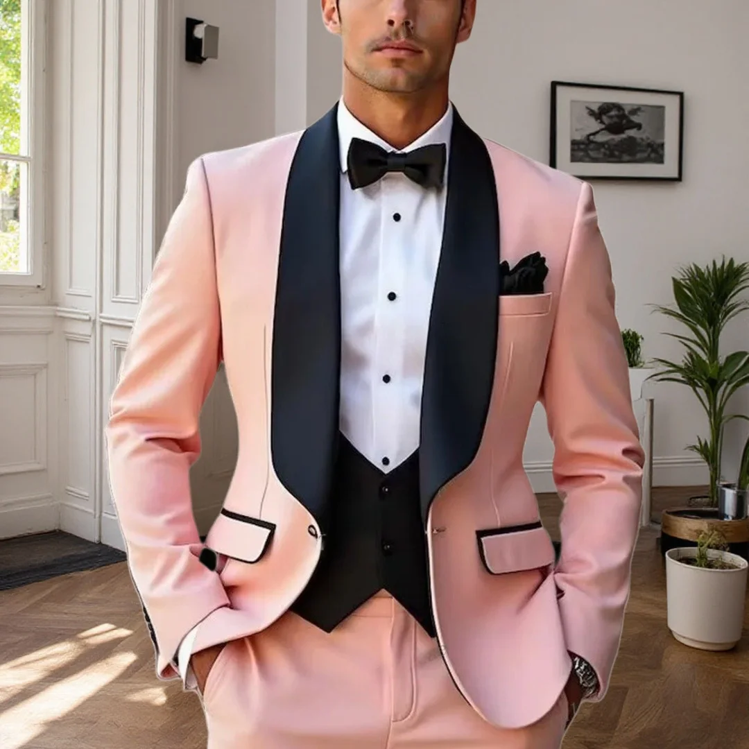 New Design Business Men Suit costume homme mariage Groom Groomsman Wedding Party Prom Male Tuxedos 3 Piece Set Blazer Vest Pants
New Design Business Men Suit costume homme mariage Groom Groomsman Wedding Party Prom Male Tuxedos 3 Piece Set Blazer Vest Pants