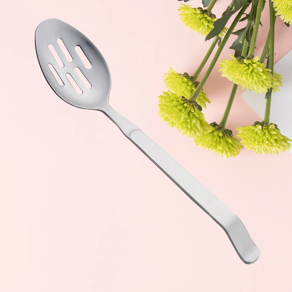 Stainless Steel Handle Colander Spoon Reusable Food Serving Hollow Spoon Salad Soup Draining Kitchen Gadget
Stainless Steel Handle Colander Spoon Reusable Food Serving Hollow Spoon Salad Soup Draining Kitchen Gadget