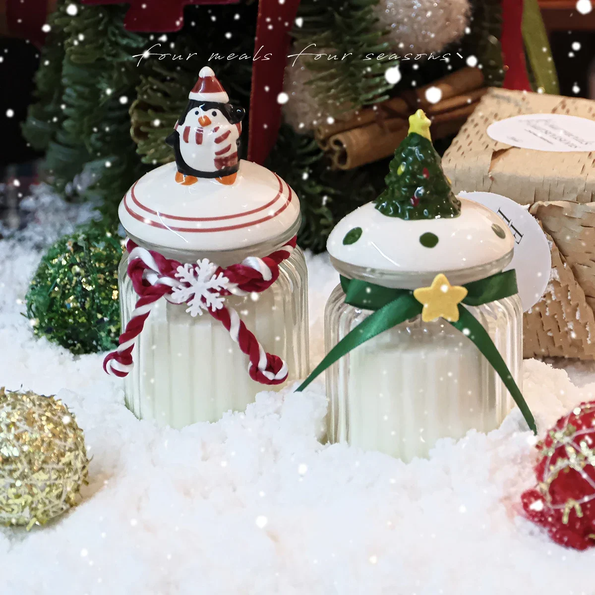 "Penguins have glaciers" Christmas scented candles exchange gift box cute birthday gift fragrance for girlfriends
"Penguins have glaciers" Christmas scented candles exchange gift box cute birthday gift fragrance for girlfriends