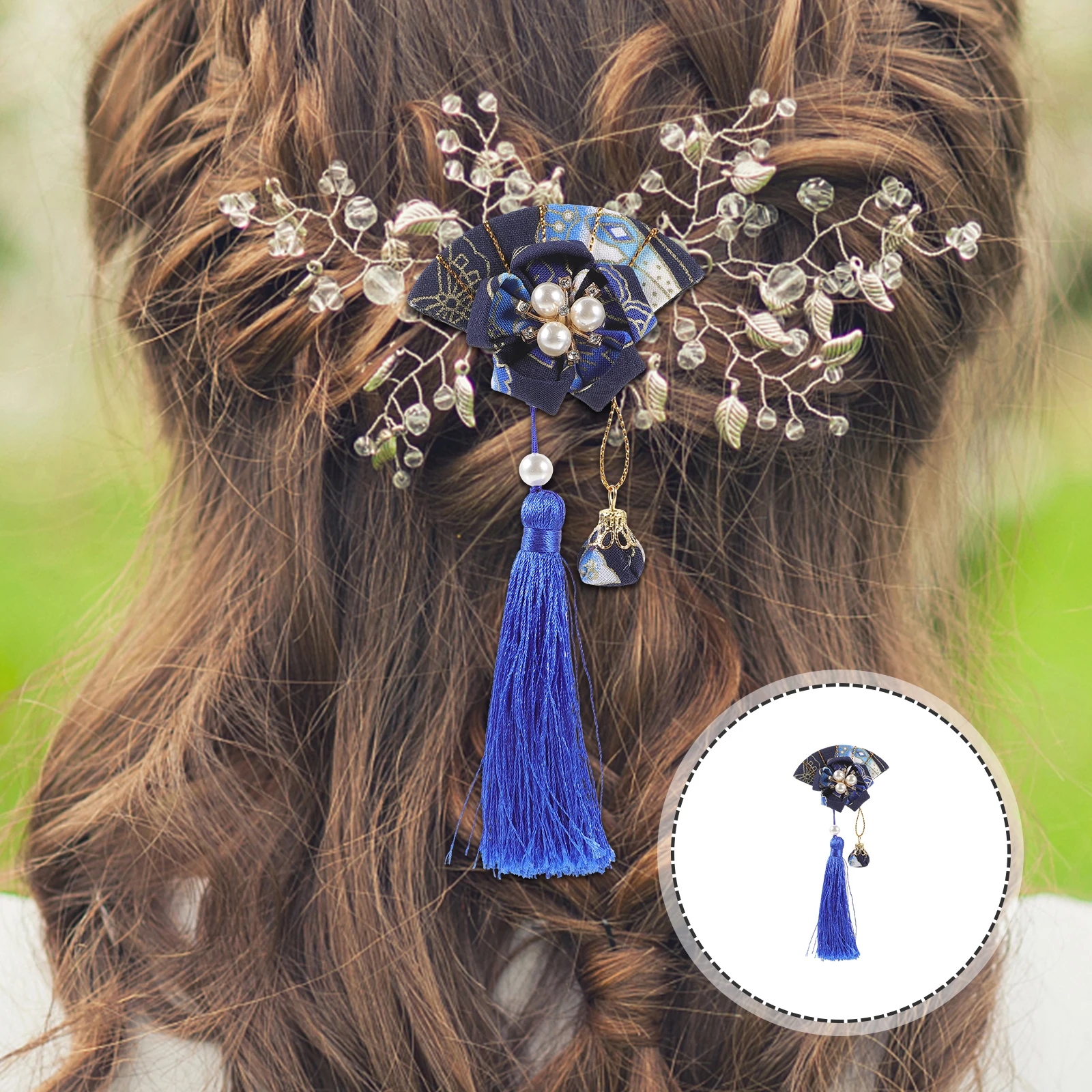 Fan Headdress Hair Card Clip for Ninja Tassel Clips Costume Flower Hairpin Japanese Decor Metal Decorative
Fan Headdress Hair Card Clip for Ninja Tassel Clips Costume Flower Hairpin Japanese Decor Metal Decorative