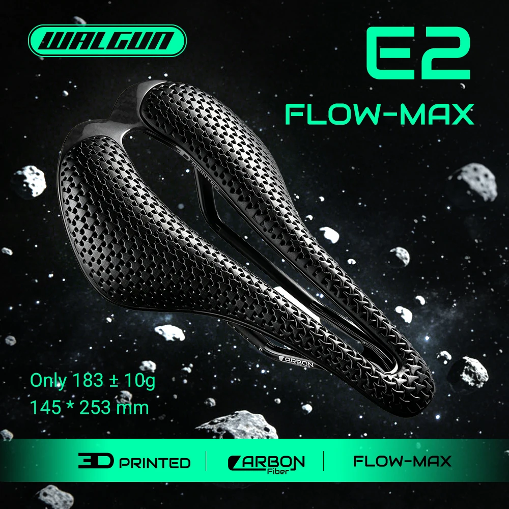 Hollow 3D Printed Carbon Bike Saddle Carbon Rails 7x9mm Bicycle Seat Cushion 145mm for MTB Gravel Road Bike 183g Cycling Parts
Hollow 3D Printed Carbon Bike Saddle Carbon Rails 7x9mm Bicycle Seat Cushion 145mm for MTB Gravel Road Bike 183g Cycling Parts
