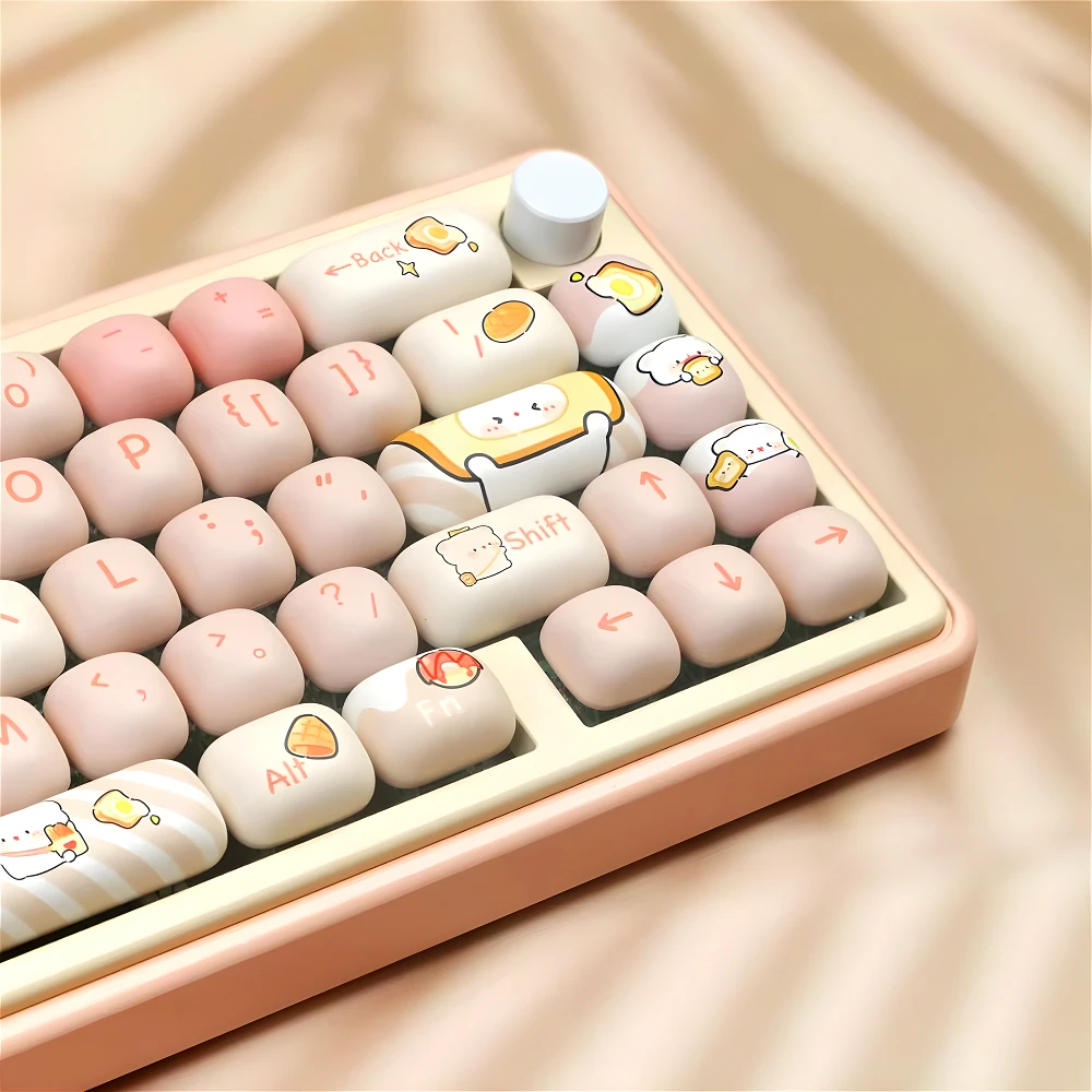 Steamed Buns MOG Keycap Set PBT 146 Keys Includes 7U Spacebar Cute Bear for 60/64/84/98/108 Mechanical Keyboard MX Switch
Steamed Buns MOG Keycap Set PBT 146 Keys Includes 7U Spacebar Cute Bear for 60/64/84/98/108 Mechanical Keyboard MX Switch