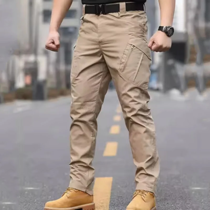 New Outdoor Tactical Pants Men Casual Cargo Trousers Summer Multi-pocket Waterproof Pant Workwear Hiking Training Trousers Male
New Outdoor Tactical Pants Men Casual Cargo Trousers Summer Multi-pocket Waterproof Pant Workwear Hiking Training Trousers Male