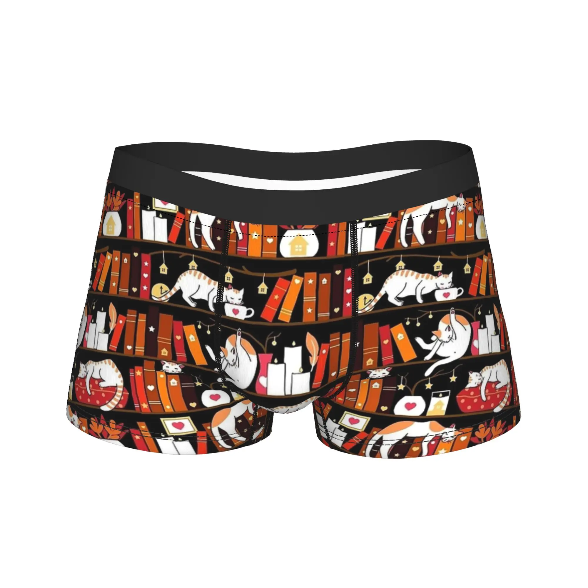 Library Cats Cherry Red Underwear Customs Boxershorts Quality Men's Underpants Sexy Soft Boxer Brief Birthday Present
Library Cats Cherry Red Underwear Customs Boxershorts Quality Men's Underpants Sexy Soft Boxer Brief Birthday Present