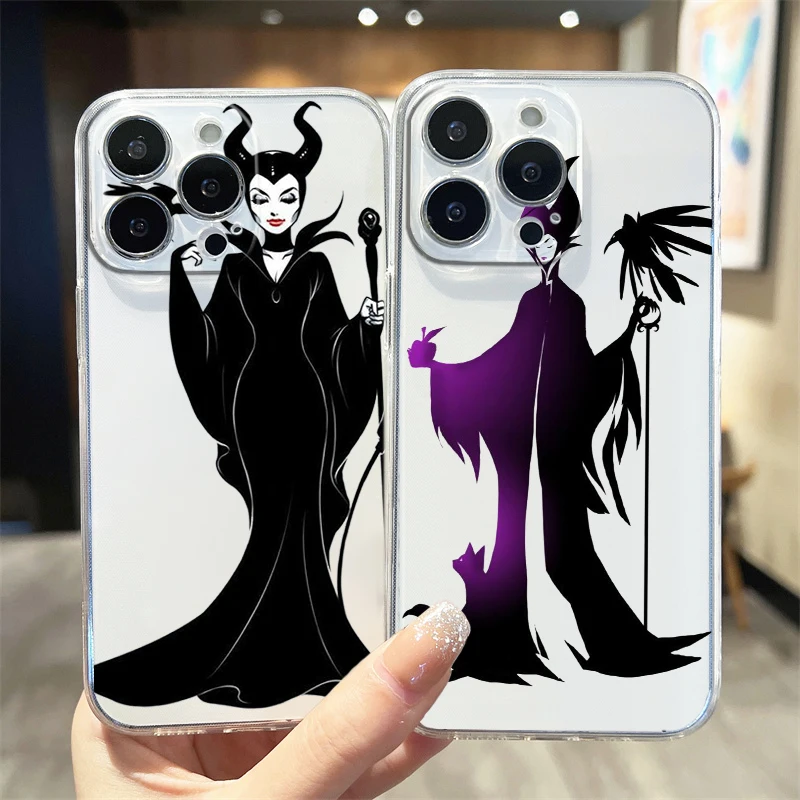 Disney Villain queen Transparent Phone Case For Apple iPhone 15 14 13 12 11 Mini XS XR X Pro MAX 8 7 6 Plus Cover
Disney Villain queen Transparent Phone Case For Apple iPhone 15 14 13 12 11 Mini XS XR X Pro MAX 8 7 6 Plus Cover