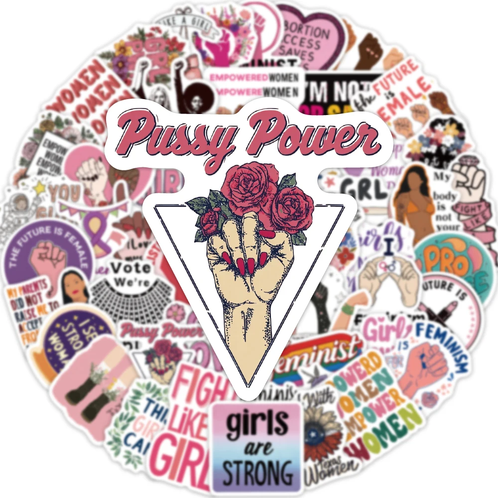 50PCS Cartoon Empowerment Female Power Stickers Retro Art Classic Female Creative Decoration Water Cup Scrapbook Phone Case Gift
50PCS Cartoon Empowerment Female Power Stickers Retro Art Classic Female Creative Decoration Water Cup Scrapbook Phone Case Gift