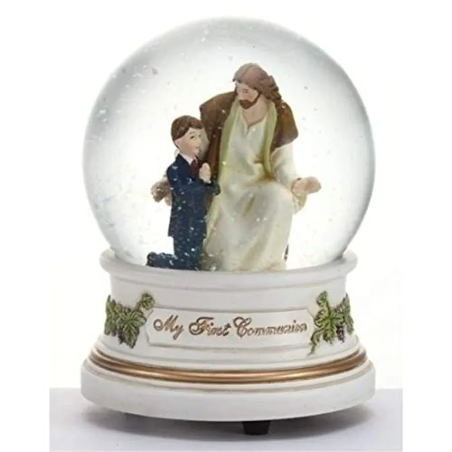 Giftware Inc. Sacraments First Communion 5.5" H 100MM Musical Dome BOY Religious Inspirational Durable 5x5x5
Giftware Inc. Sacraments First Communion 5.5" H 100MM Musical Dome BOY Religious Inspirational Durable 5x5x5