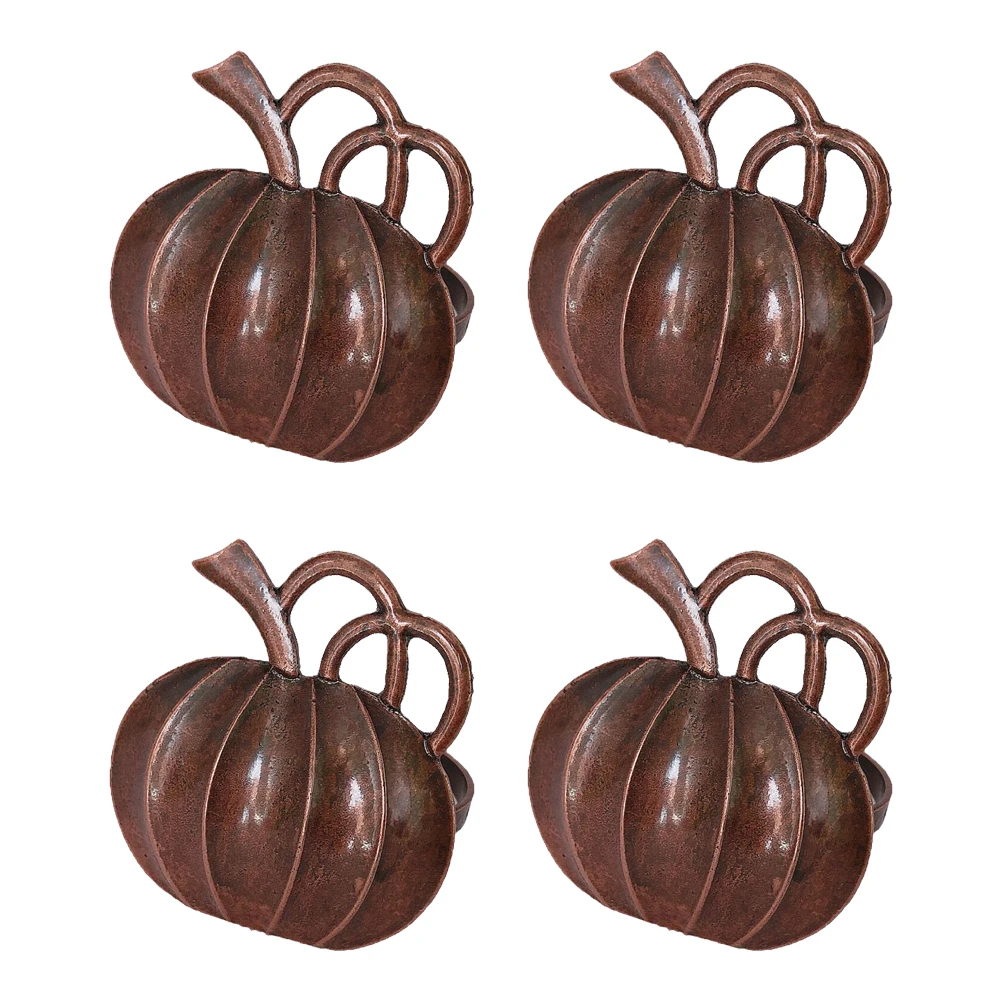4pcs Pumpkin Napkin Rings Alloy Metal Retro Decor Dinner Party Banquet Wedding Christmas Table Setting Accessories
4pcs Pumpkin Napkin Rings Alloy Metal Retro Decor Dinner Party Banquet Wedding Christmas Table Setting Accessories