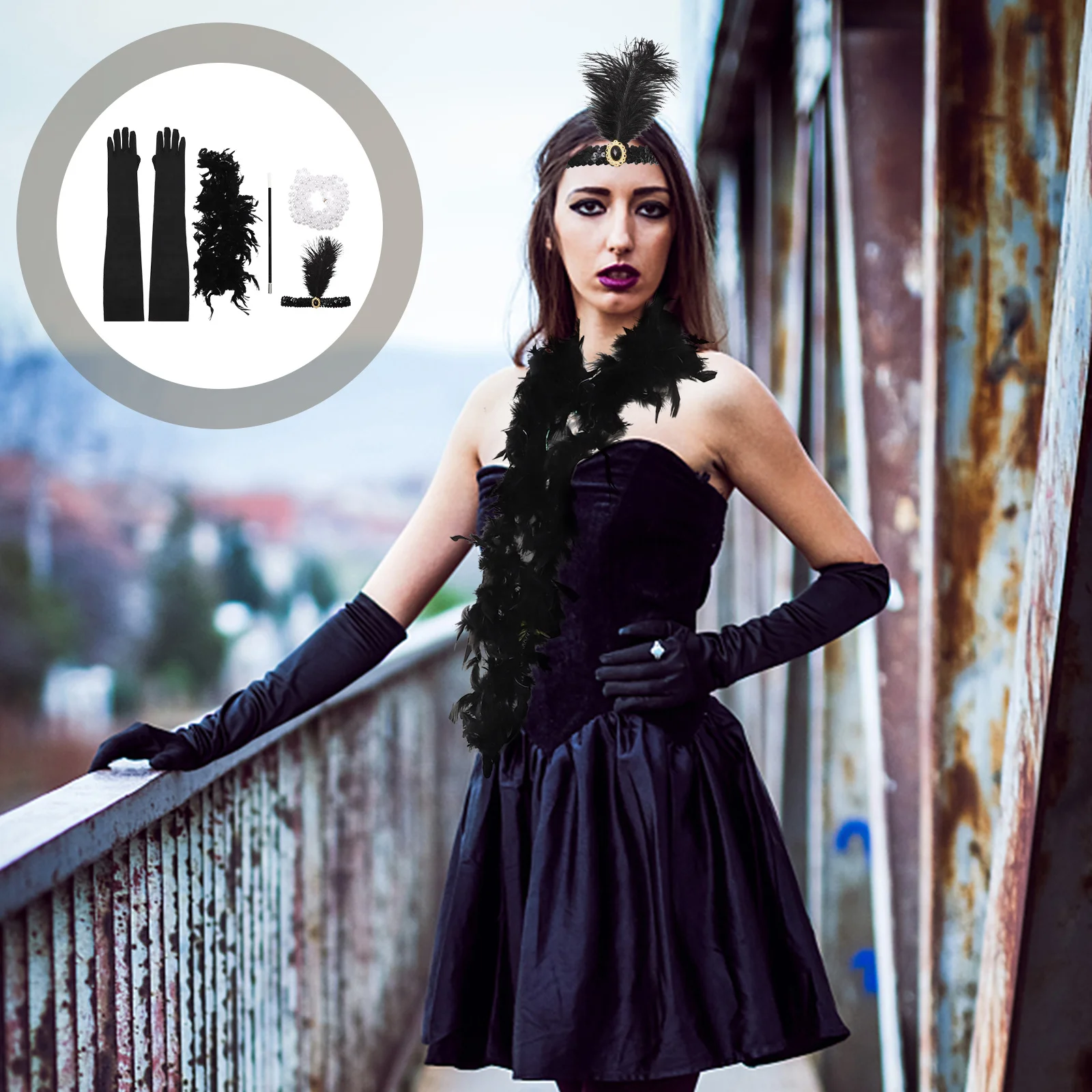 1Set 1920S Flapper Sequin Headband Gloves Necklace Scarf Retro Vintage Party Costume Accessories 1920S Accessories
1Set 1920S Flapper Sequin Headband Gloves Necklace Scarf Retro Vintage Party Costume Accessories 1920S Accessories